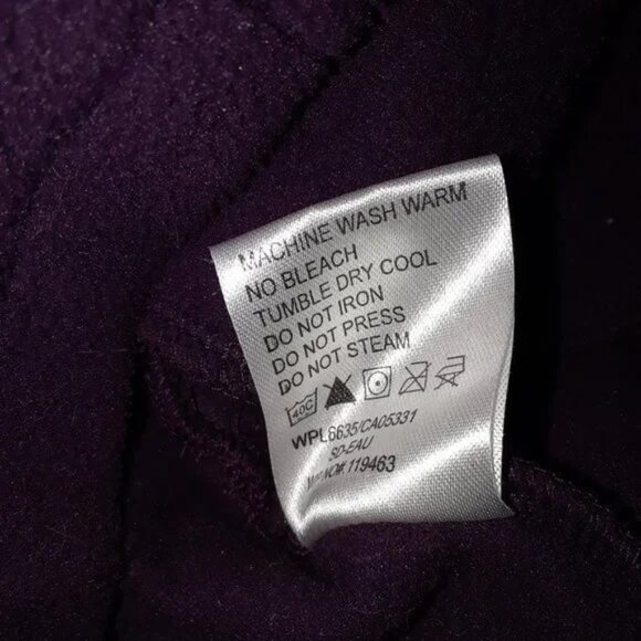 Woolrich Andes Full Zip Fleece Jacket - Dark Wineberry - Picture 5 of 5